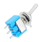 5PCS/10pc/LOT Blue Mini MTS-102 MTS-103 3-Pin SPDT ON-ON ON-OFF-ON 6A 125VAC Miniature Toggle Switches
