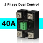 10A 25A 40A 60A 80A Dc Control Ac Dual Control Dual / Single Output Control Single Phase Solid State Relay