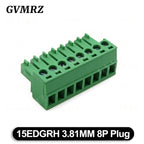 5PCS 15EDG KF15EDGRH 2x2 ~ 12PIN 3.81mm Double Layer Double row pluggable terminal block PCB welding plate Plug Pin Socket