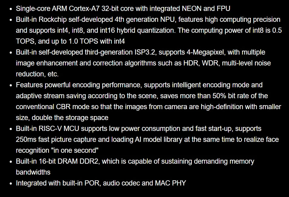 Pico Mini RV1103 Linux Micro Development Board  Integrates ARM Cortex-A7/RISC-V MCU/NPU/ISP Processors