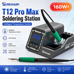 MECHANIC T12Pro Max T12 Soldering Station PID Control 160W High Power 4s Fast Heating Smart Sleep T12 Handle Welding Repair Tool
