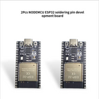 Import ESP32 NODEMCU Soldering Pin Development Board DualCore WiFi+Bluetooth 38Pin 2.54mmCP2102 USB Arduino/MicroPython for IoT