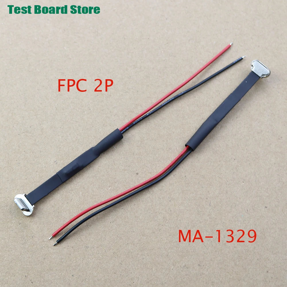 Test Board 1pcs USB Type-C Connector FPC 2Pin 3Pin W/ Resistor R1 Soft Flat Cable Male Charging Fast Wire Extention