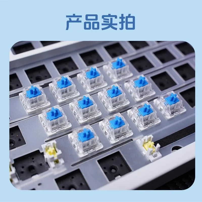 100pcs Keyboard Switch Keyboard Clicker Key Replacement Hot-swapping Switch 3Pin Tactile Switches for Mechanical Keyboards