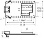 2PC New lOT Lora Node HTCC-AB01 forArduino loT Lora Node v2 Version433MHZ/868-915MHZ ASR6501 Cubecell Development Board