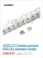 10PCS 5Pin 9Pin Exclusion Network Resistor Array DIP 100R 220R 330R 470R 510R 680R 1K 1.2K 1.5K 2K 2.2K 3.3K 4.7K 10K 100K Ohm