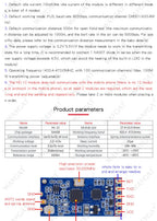 LIZAO HC-12 SI4463 433MHz Wireless Serial Module, 1000m Communication, Serial Alternative for Bluetooth Home IoT Automation