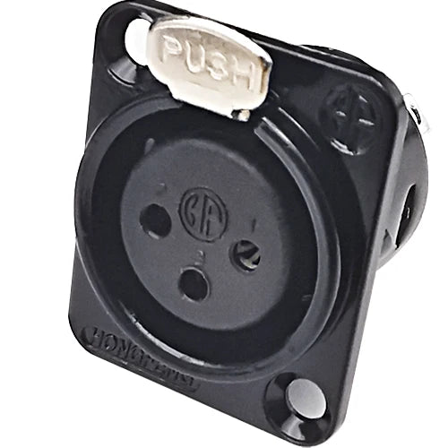2/5/10pcs XLR Female Male Jack 3 Pin Panel Mount Jacks Connector Copper Contact XLR Metal Socket Audio Microphone Connectors