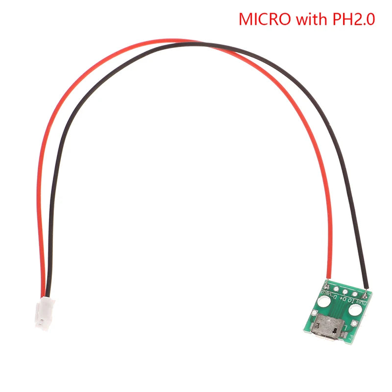 Type-c PCB With Cabel Converter Adapter Micro USB To DIP Female Connector Breakout Board Charging Cable Soldering Board Socket