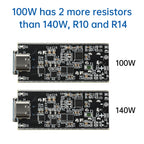 PD140W  /100W Fast Charging Module Full Protocol DIY Motherboard intelligent Desktop Charger supports PD QC AFC FCP VOOC
