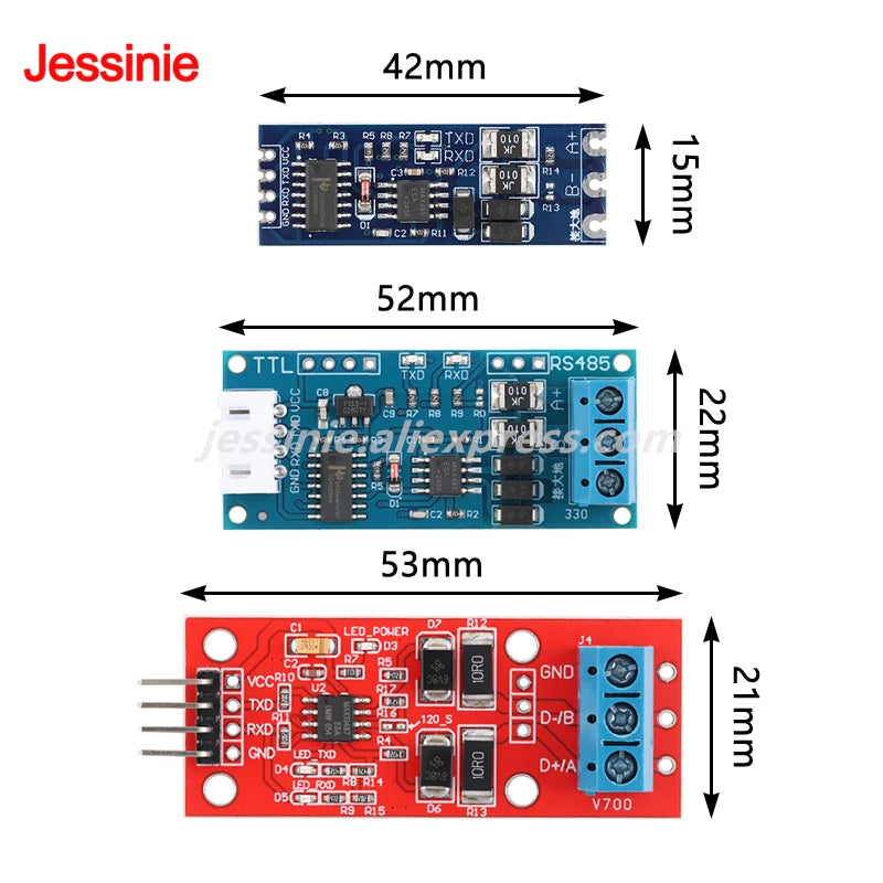 5pcs/1pc MCU TTL to RS485 Module 485 to Serial UART Level Conversion Hardware Automatic Flow Control Board