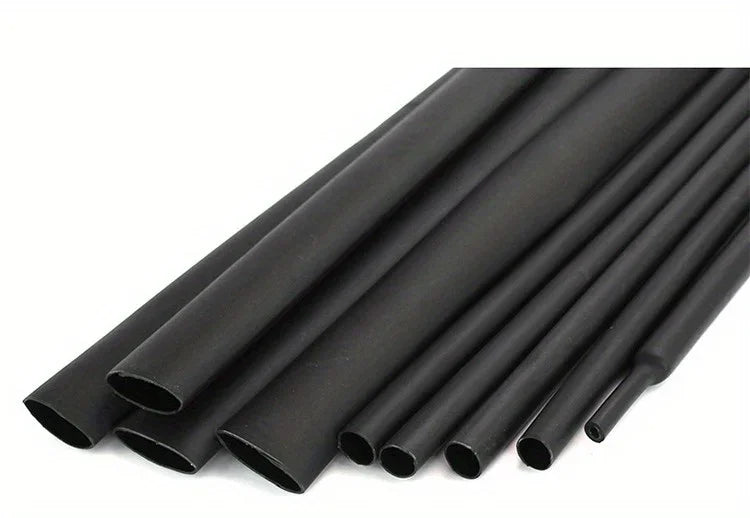 8ft/ 2.4m Length Heat Shrink Tubing Kit, 3:1 Ratio Marine Heat Shrink, Large Marine Dual Wall Adhesive Shrinkable Wire Wrap Tube