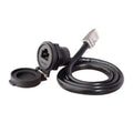 LR22 RJ45 Signal Connector 8P8C Ethernet IP65 Waterproof Retardant Terminal Network LAN CableAdapter Socket with Cap Cover