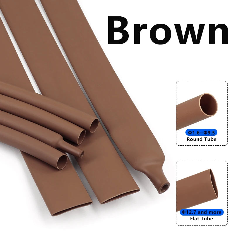 3meters 3:1/4:1 Heat Shrink Tube With Glue 1.6mm-40mm Dual Wall Adhesive Lined Polyolefin Shrinkin ﻿Wrap Cable Protect Sleeving