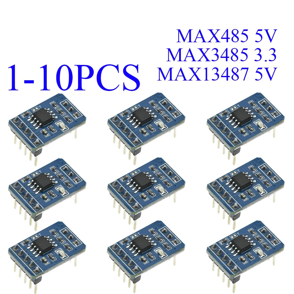 1-10PCS MAX3485/MAX3485/MAX13487Module TTL To RS485 Usart Communication Accessories Serial Parallel Multi-machine