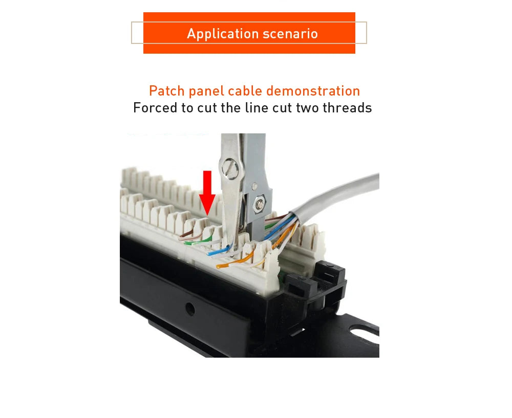 TISHRIC  Krone RJ45 Crimper Lsa-plus Network Kit  KD-1 Adjustable Networking Cable Tester For Telecom Phone Wire RJ11 Ethernet