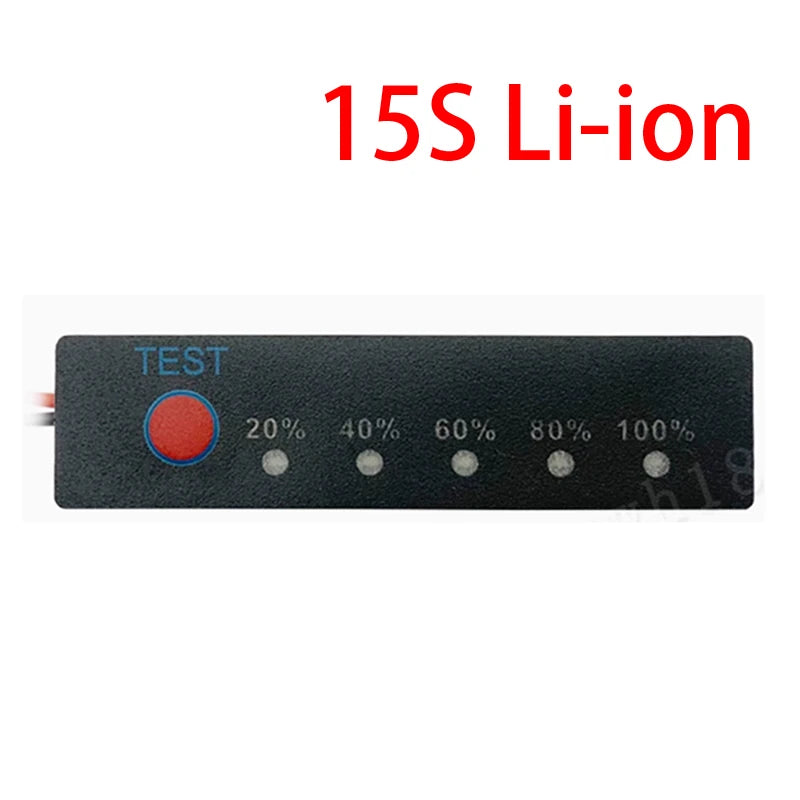 1-24S 7S 8S 10S 13S LifePO4/Li-ion Battery Packs Capacity Indicator Meter Power Level Tester Module Display Board Panel