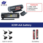 E-ACE 4 Sensors TPMS Removable Battery Wireless Intelligent Sensing Tire Pressure Monitor System Safety Alarm LCD Display