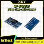 XRY GY-BNO055 9DOF 9-axis BNO055 Absolute Orientation Breakout Board Sensor Module Angle Gyroscope Module IIC Serial for