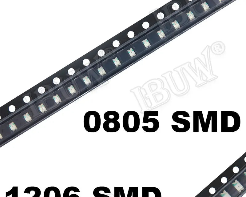 1Reel 0402 0603 0805 1206 1210 smd led Red Yellow Green White Blue light emitting diode Clear LED Light Diode Set