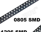 1Reel 0402 0603 0805 1206 1210 smd led Red Yellow Green White Blue light emitting diode Clear LED Light Diode Set