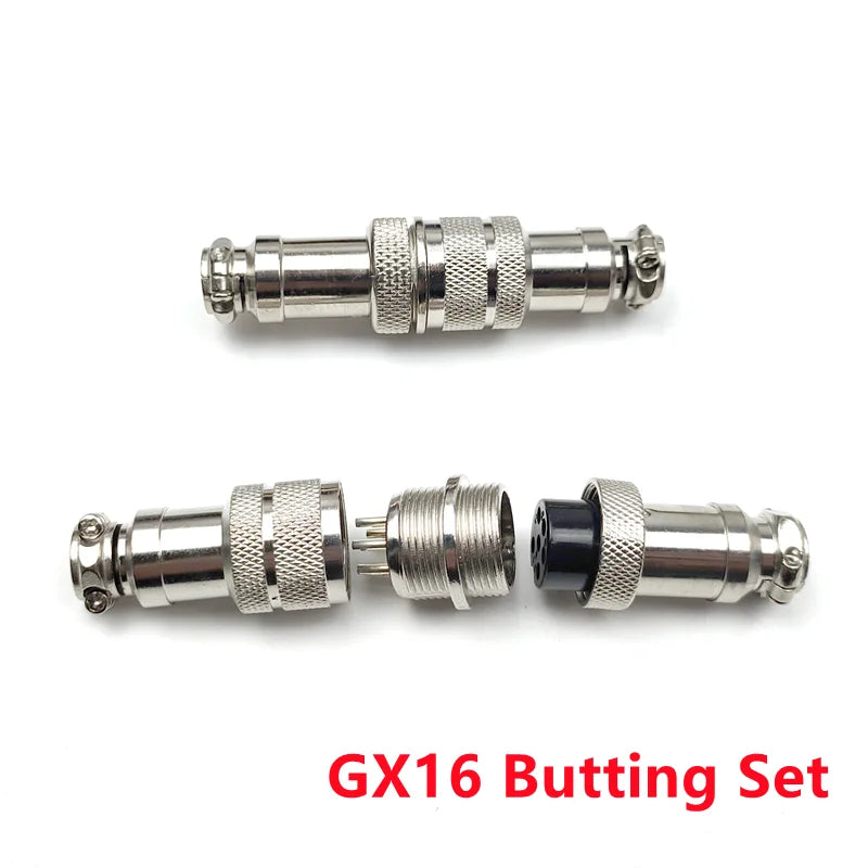 GX16 GX12 GX20 2P/3/4/5/6/7/8 Pin Female Male Air Aviation Connector Power Cable Electrical Plug Socket