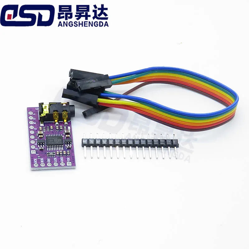 PCM5102A GY-PCM5102 I2S DAC Decoder pHAT Format Board Digital Audio Player Module For Raspberry Pi ESP32 Arduino HiFi Stereo