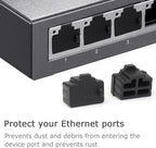 10-40Pcs RJ45 Dust Cap Connector Dust Cover Plug Protector Plugs Hub Port For Laptop/Computer/Router RJ45 Connector Dustplugs