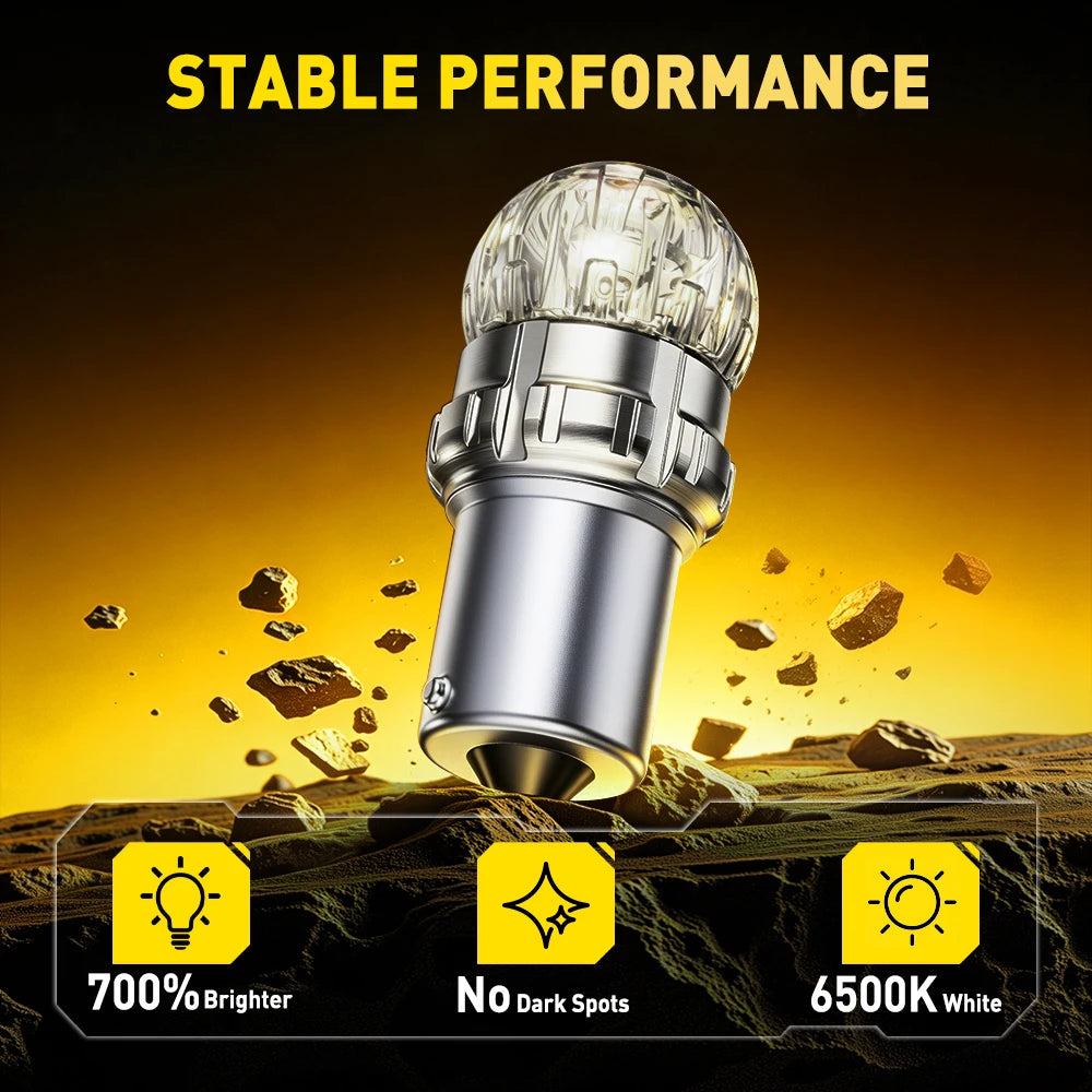 AUXITO 1156 BA15S P21W LED Canbus T20 W21/5W 7443 DRL P21/5W BAY15D 1157 T15 W16W T10 W5W LED Bulbs Reverse Stop Signal Lights