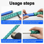 Anti-Slip Heat Shrink Tube ID 15mm - 60mm Handle Grip Repair Tool Protective Tubing Non-slip Insulation Sleeve for Fishing Rod