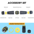 RJ45 Connectors Tool Free CAT6A, CAT7 Field Termination Plug Shielded RJ45 Modular Plugs for 2000MHz 40G