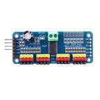 PCA9685 PWM Servo Driver Board IIC Interface 16 Channel 12-Bit PWM Servo Motor Driver Board Controller for Arduino Robot