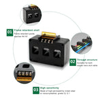 CT5 Three Phase Current Transformer 50/5A 100/5A 200/5A 300/5A 3 IN 1 AC Sensor CT Working with CM1 MCCB