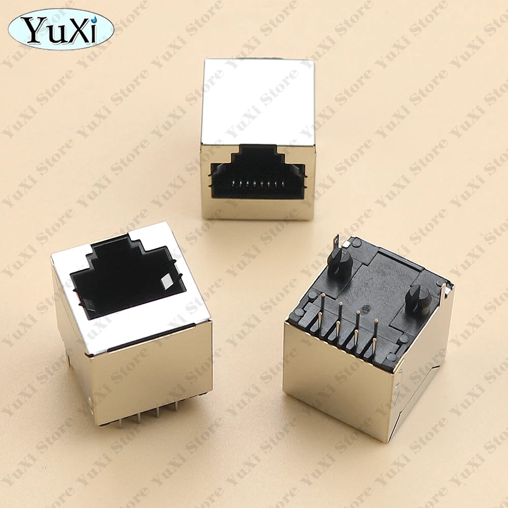 1-10pcs RJ45 Adapter Board To XH2.54 Modular Ethernet Connector Network Interface Breakout Board Pin Header 8P Adapters