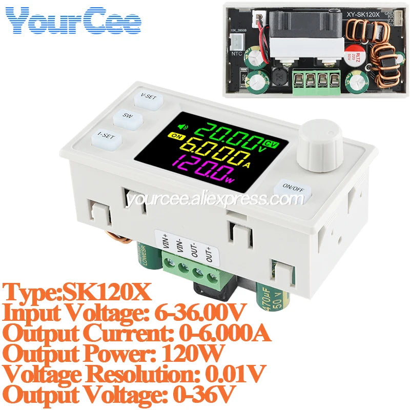 SK150 SK120 SK60 SK150S Buck Boost Converter 150W 120W 60W CNC CC CV MPPT Power DC Adjustable Regulated Solar Charging Module