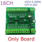 22CH 4-20MA Current & 2CH 0-30V Voltage Input RS485 AI Module 24CH 12-bit ADC Collector Board MODBUS RTU PLC IO