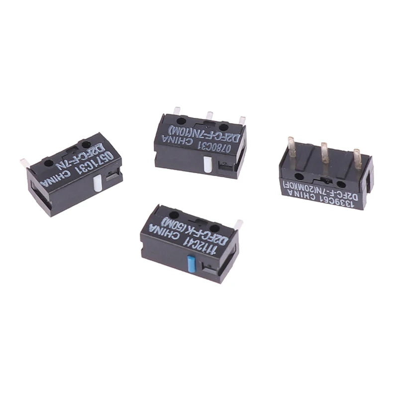 2PC Mouse Micro Switch D2FC-F-7N 10M 20M OF Mouse Button Switch D2FC-F-K(50M) D2FC FL-NH D2FS-F-N D2F D2F-01 D2F-01F-T D2F-F-3-7