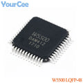 2pcs/1pc W5500 USR-ES1 SPI to LAN Ethernet Converter Board Module TCP IP 51 STM32 Microcontroller WIZ820io RC5 W5100 For Arduino