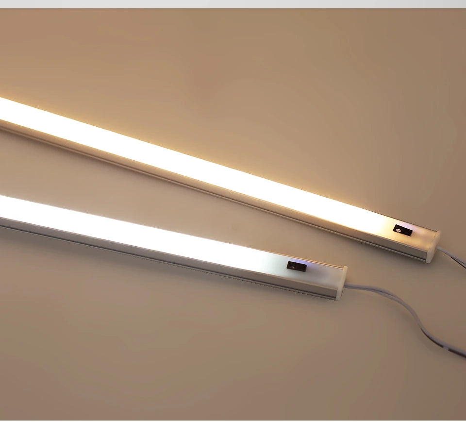 LED Light Under Cabinet Lights For Kitchen Hand Sweep Switch PIR Motion Sensor Closet Wardrobe Lamp 30/40/50cm Led Night Light