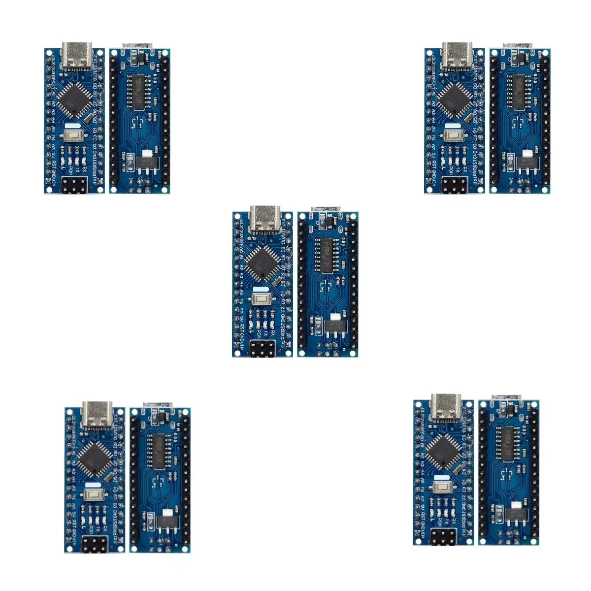 For nano Mini / Type-C / Micro USB With The Bootloader Compatible Red Controller for Arduino CH340 USB driver 16Mhz ATMEGA328PB