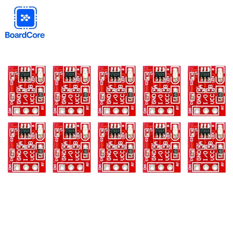 5-20PCS TTP223 Touch Sensor Module 2.5V-5.5V Single Channel Capacitive Switch Sensor with Self-Lock/Momentary Mode for Arduino