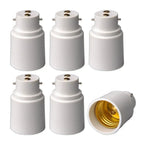 2pcs Universal Bayonet B22 to E27 Screw Lamp Holder LED Halogen CE RoHS Light Bulb Socket Converter Adapter
