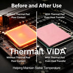 100pcs High Performance 21 W/mK 0.5/1.0/1.5/2.0/2.5mm Thermal Pad GPU CPU Heatsink Cooling Conductive Silicone Pad