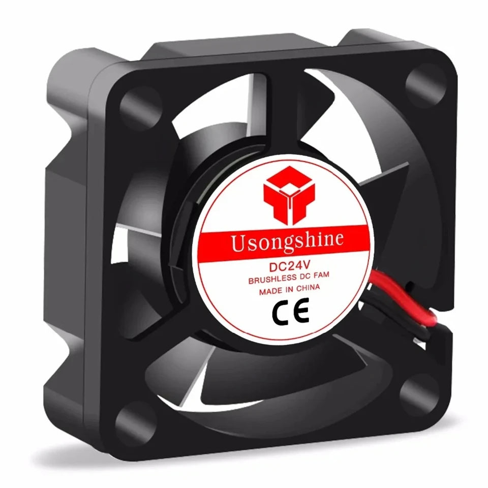 5010/4020/4010/3010 5V/12V/24V Cooling Turbo Fan Brushless 2Pin For 3D Printer Extruder DC Cooler Blower Part Plastic Fans