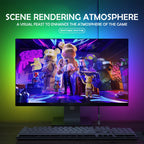 RGB Gaming Lights Strip Monitor Backlight LED Display Sync PC Atmosphere Screen APP Music Synchronization Decor Game Room Party