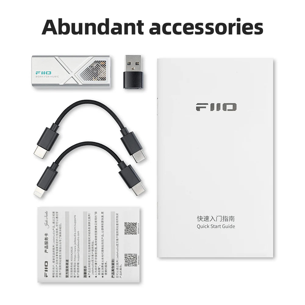 FiiO KA13 Dual CS43131 Portable DAC Amplifier for IOS/Android 3.5mm and 4.4mm Balanced Output, 550mW high Power