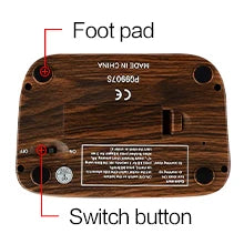 LEAP Chess Clock Digital Chess Timer with Count up / Countdown Timer for Board Games Timer with Alarm Function Wood Appearance