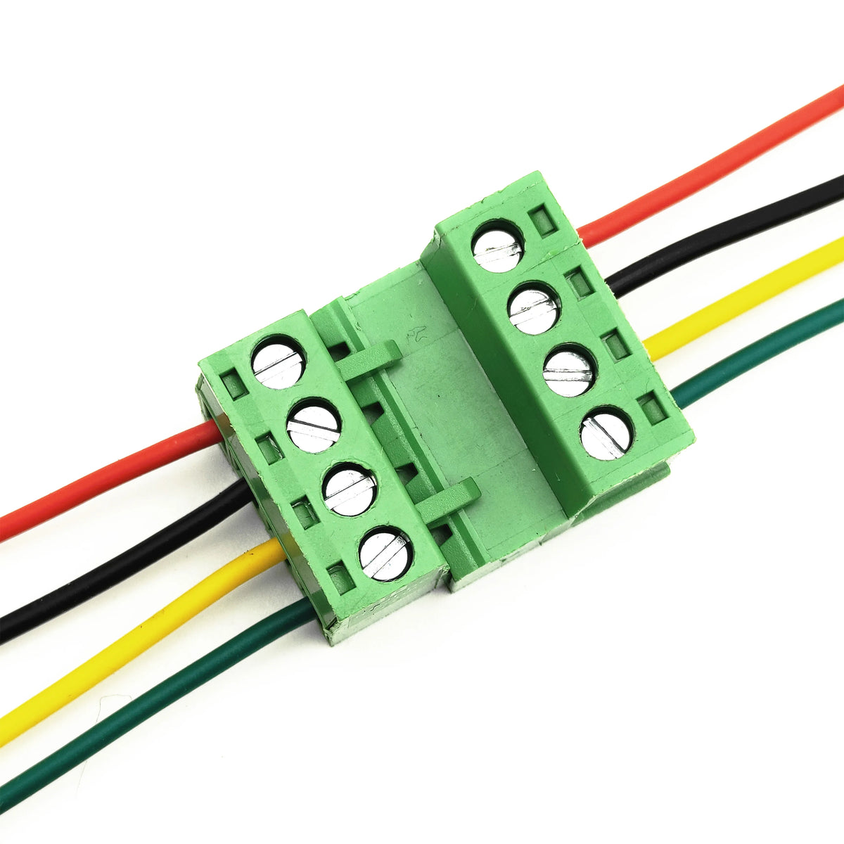 2EDG 5.08MM Solderless Butt Connection Plug-In Type 5.08mm Pitch Pluggable Green Terminal Block Screw Terminal Block Connector