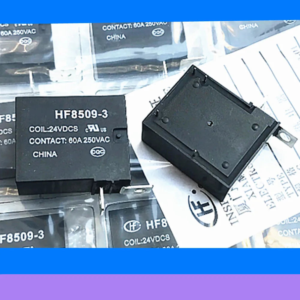 1PCS HF8509-3I HF8509-3 24VDC Magnetic Latching Relay 60A 24VDC 250VAC