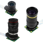 12.3 MP Raspberry Pi High Quality Camera with Sony IMX477 Sensor Optional 6mm CS 16mm C-mount 8-50mm Lens for Pi 4B 3B Zero 2 W